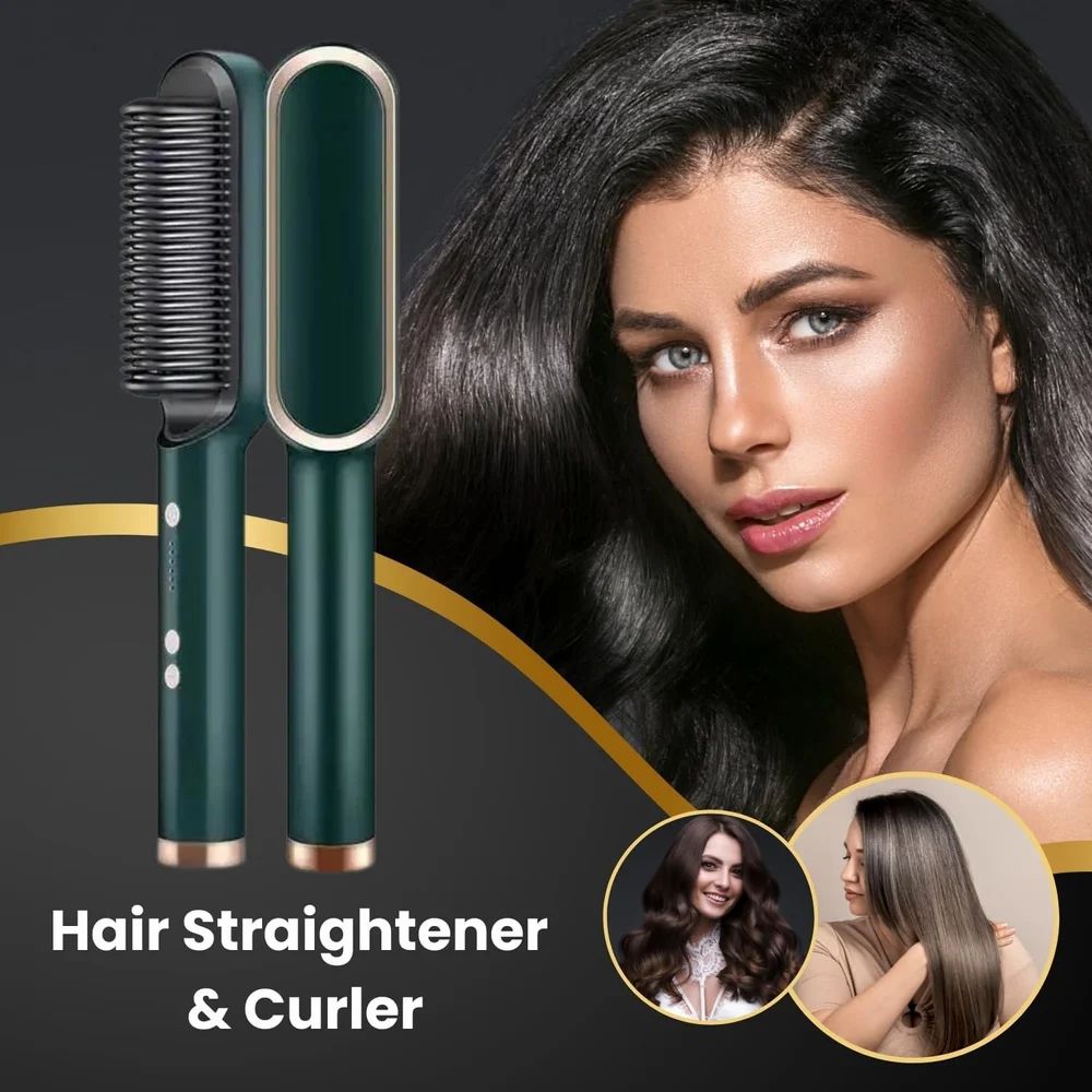 GlamComb™ | Ionic Hair Straightening Brush